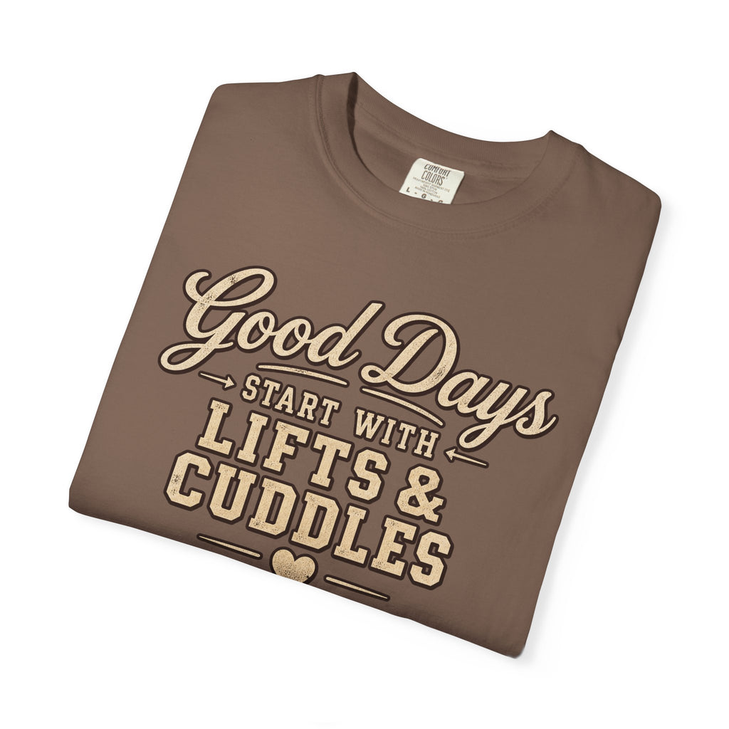 LEC, Lift ,Eat , Cuddle , Repeat Graphic Tee ,Comfort Colors® 1717