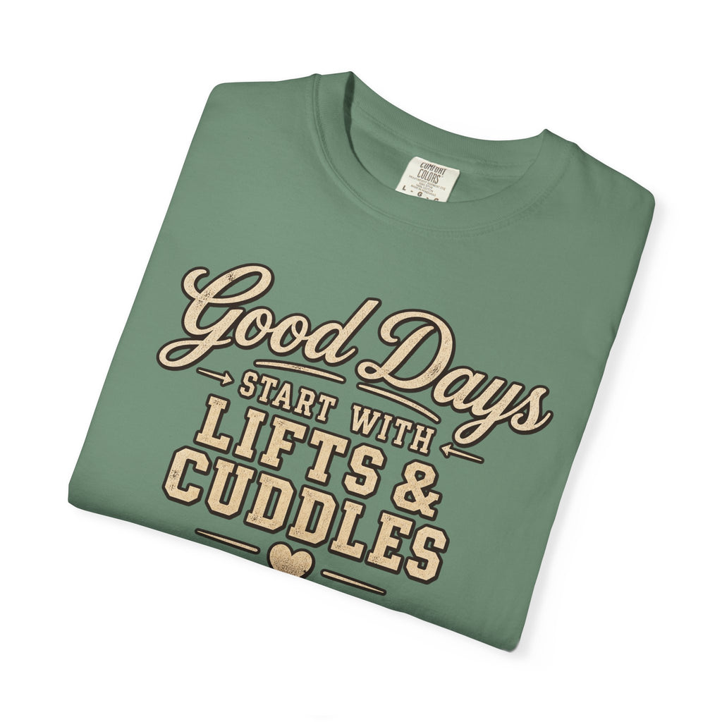 LEC, Lift ,Eat , Cuddle , Repeat Graphic Tee ,Comfort Colors® 1717
