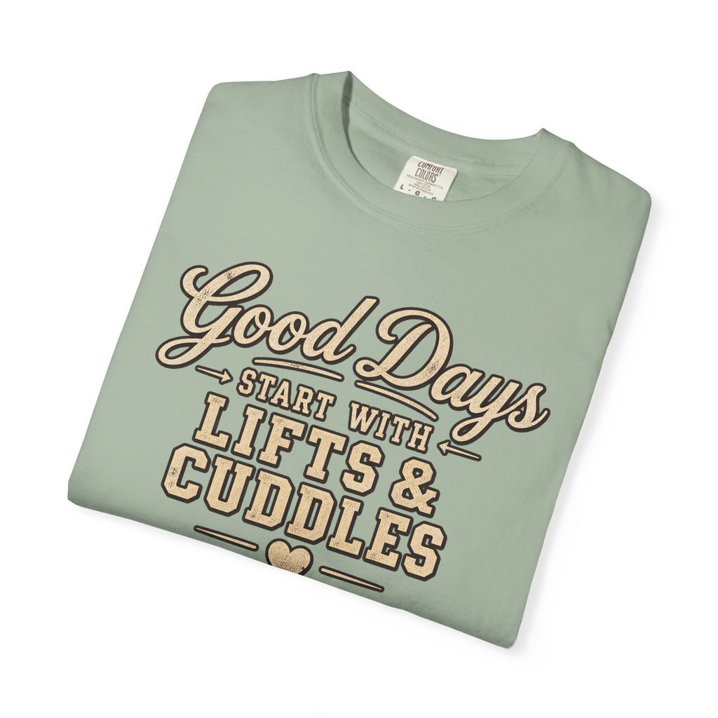 LEC, Lift ,Eat , Cuddle , Repeat Graphic Tee ,Comfort Colors® 1717
