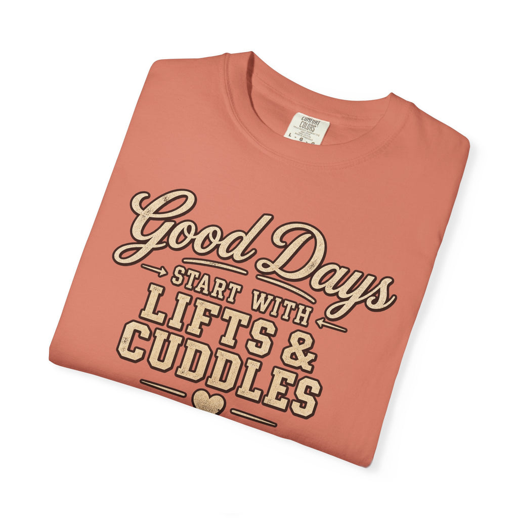 LEC, Lift ,Eat , Cuddle , Repeat Graphic Tee ,Comfort Colors® 1717