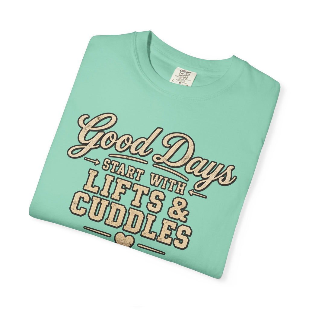 LEC, Lift ,Eat , Cuddle , Repeat Graphic Tee ,Comfort Colors® 1717