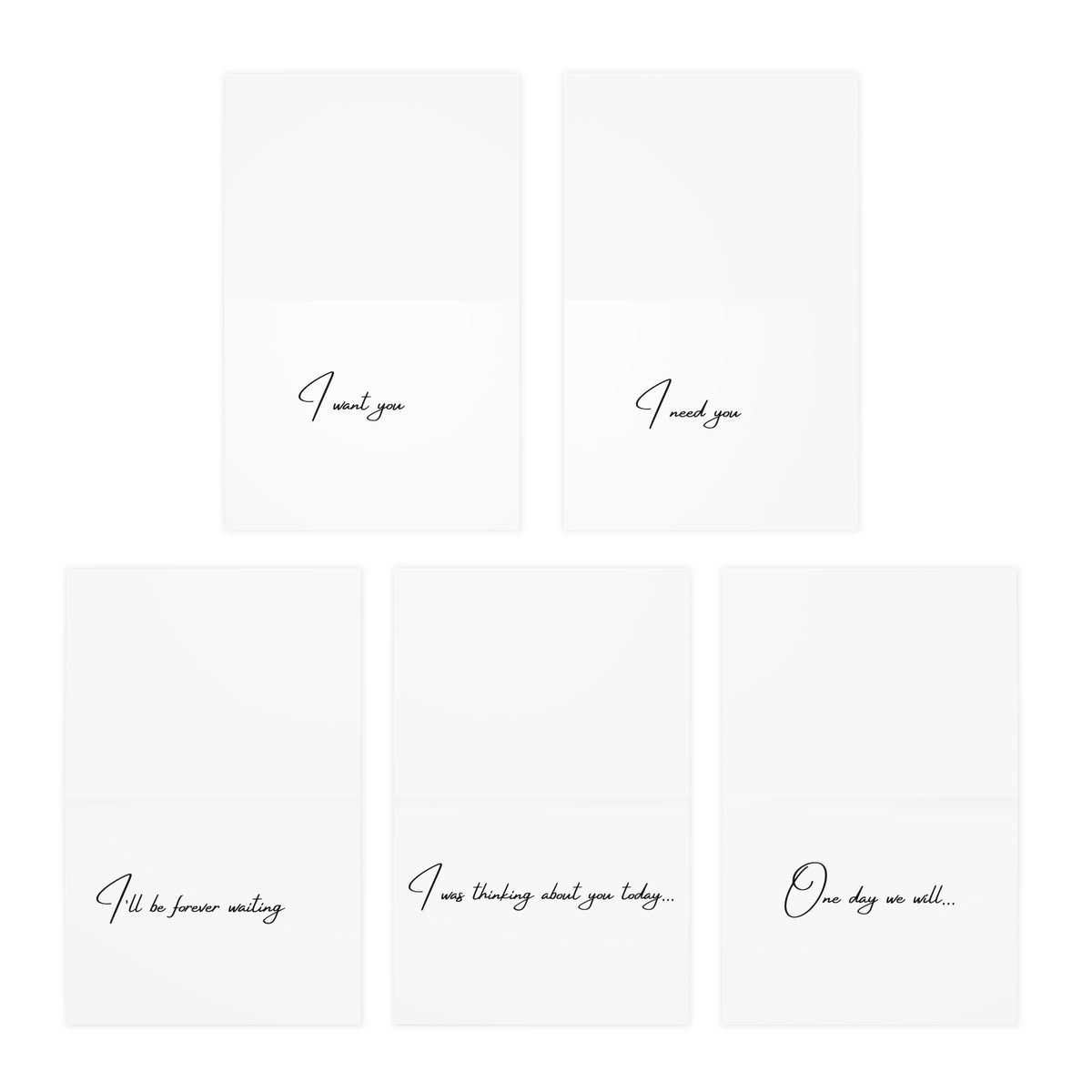 Preparing for a Future Multi-Design Greeting Cards for Special Moments: 5-Pack of Love Notes, Thoughtful Messages, Personalized Cards, Gift Tags, Stationery