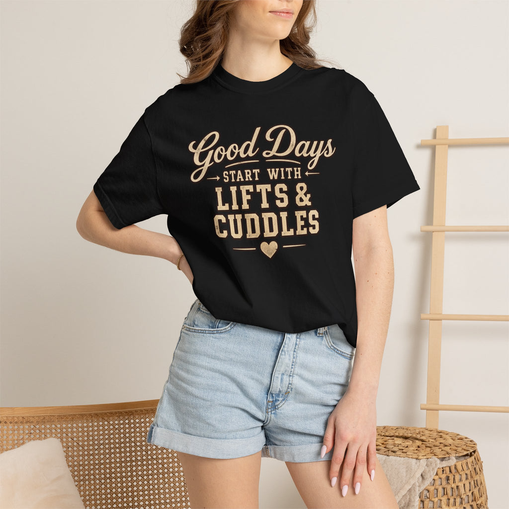LEC, Lift ,Eat , Cuddle , Repeat Graphic Tee ,Comfort Colors® 1717