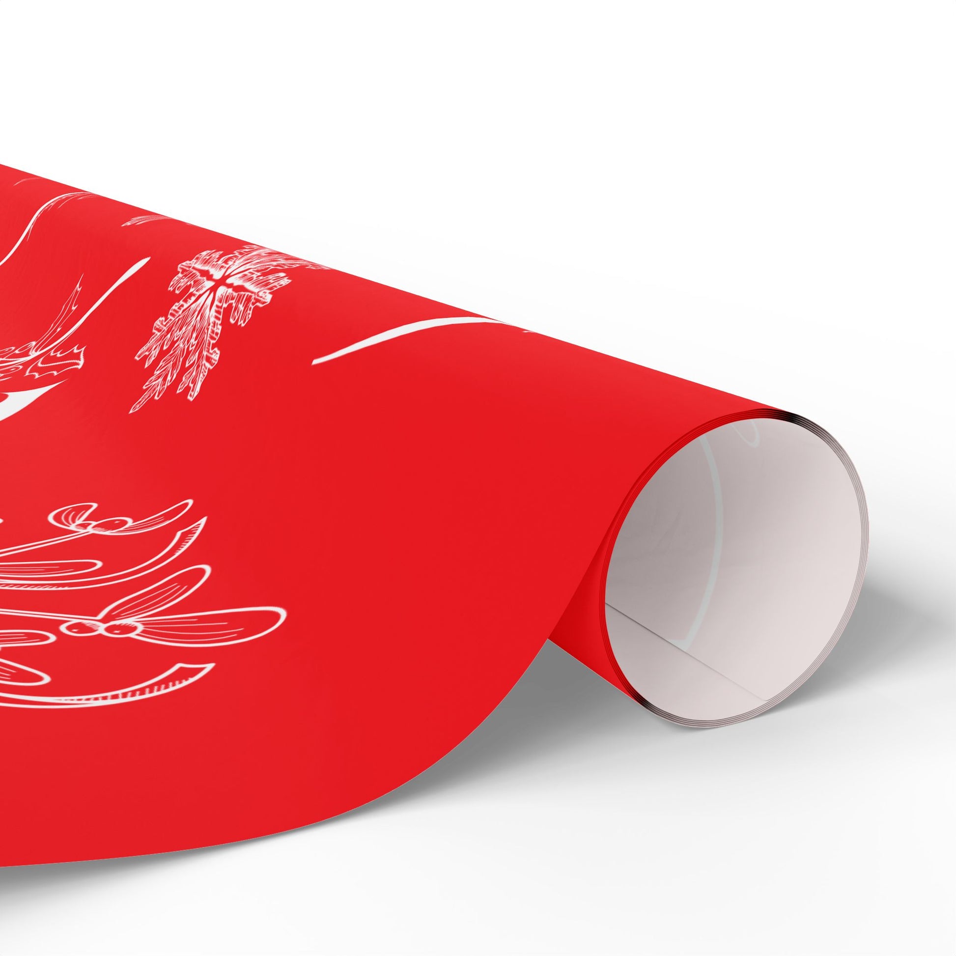 Future Husband Festive Wrapping Paper - Holiday Gift Wrap, Christmas Wrap, Celebration Paper, Seasonal Decorations, Red Floral Design