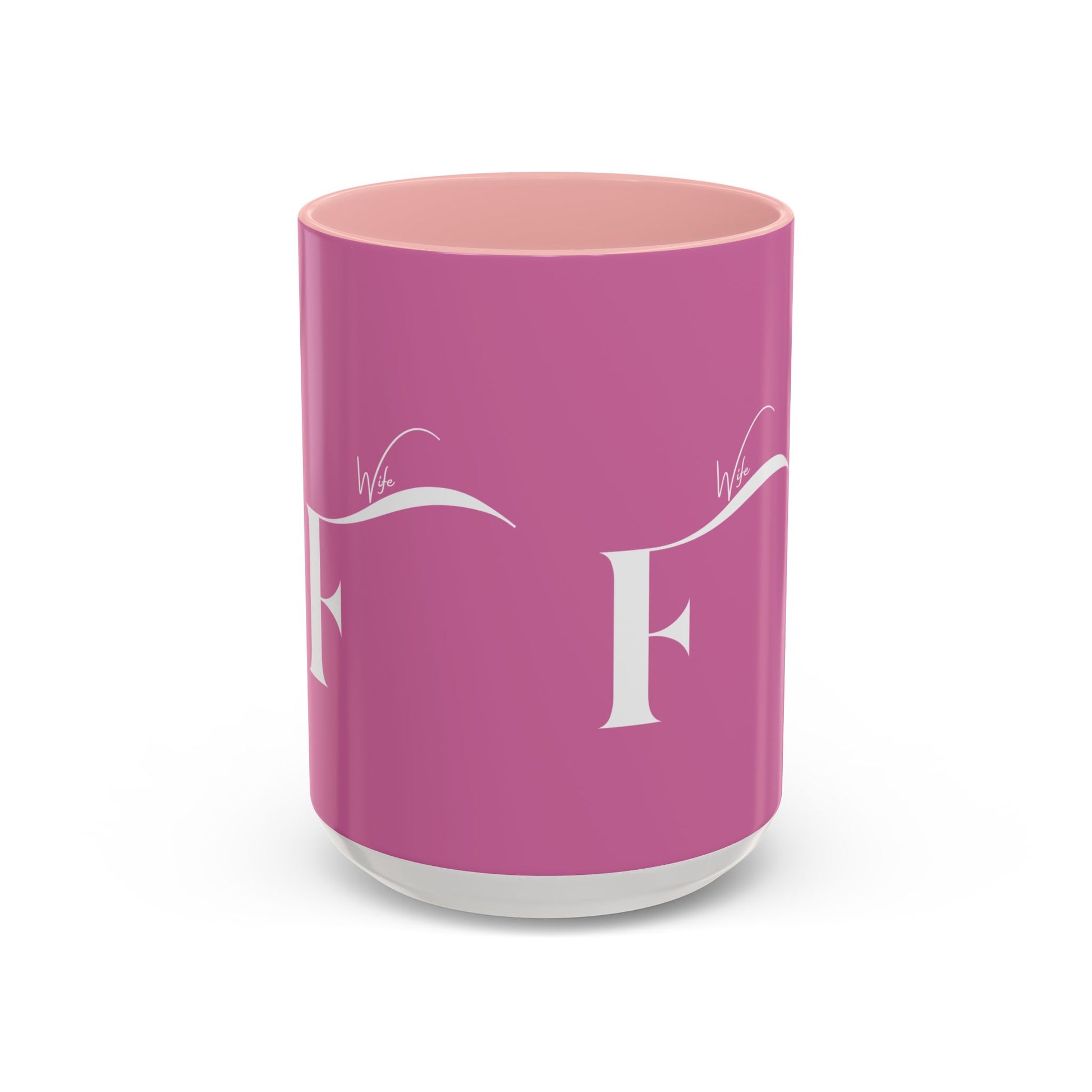 Future Wife Stylish Accent Coffee Mug, Personalized Gift, Trendy Home Decor, Coffee Lover's Mug, Fun Pink Mug, Tea Mug
