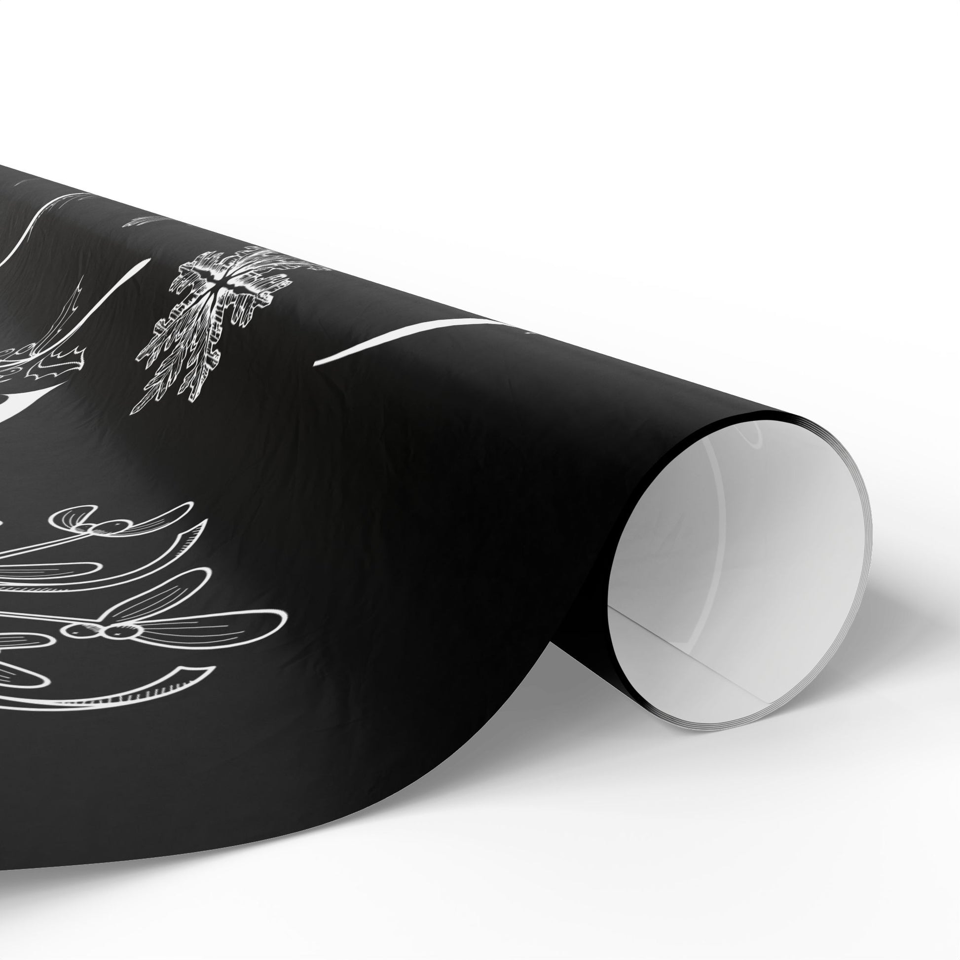 Future Husband Festive Wrapping Paper Black