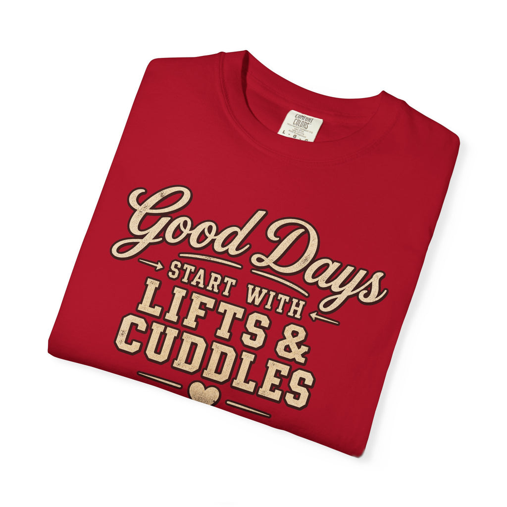 LEC, Lift ,Eat , Cuddle , Repeat Graphic Tee ,Comfort Colors® 1717