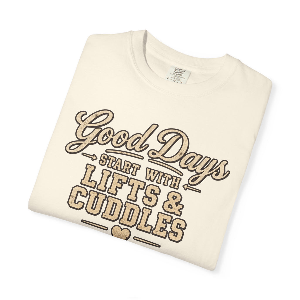 LEC, Lift ,Eat , Cuddle , Repeat Graphic Tee ,Comfort Colors® 1717