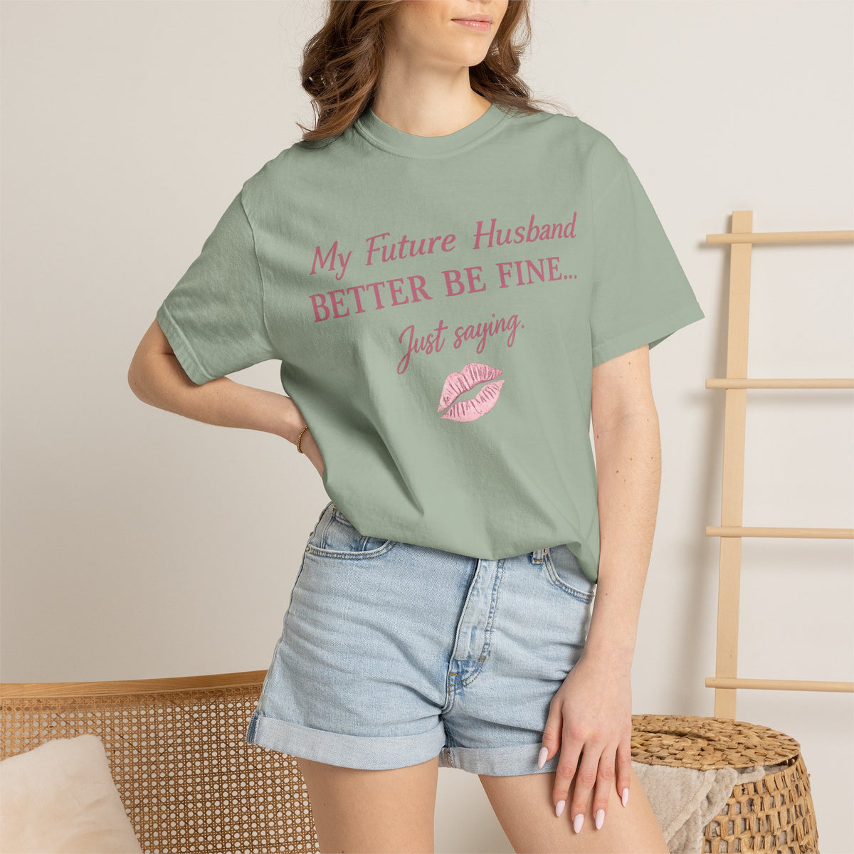 My Future Husband Better Be Fine Shirt  My Future Husband ,Comfort Colors® 1717 Garment-Dyed T-Shirt ,Funny Women’s Graphic Tee , Soft Cotton Shirt , Gift for Her