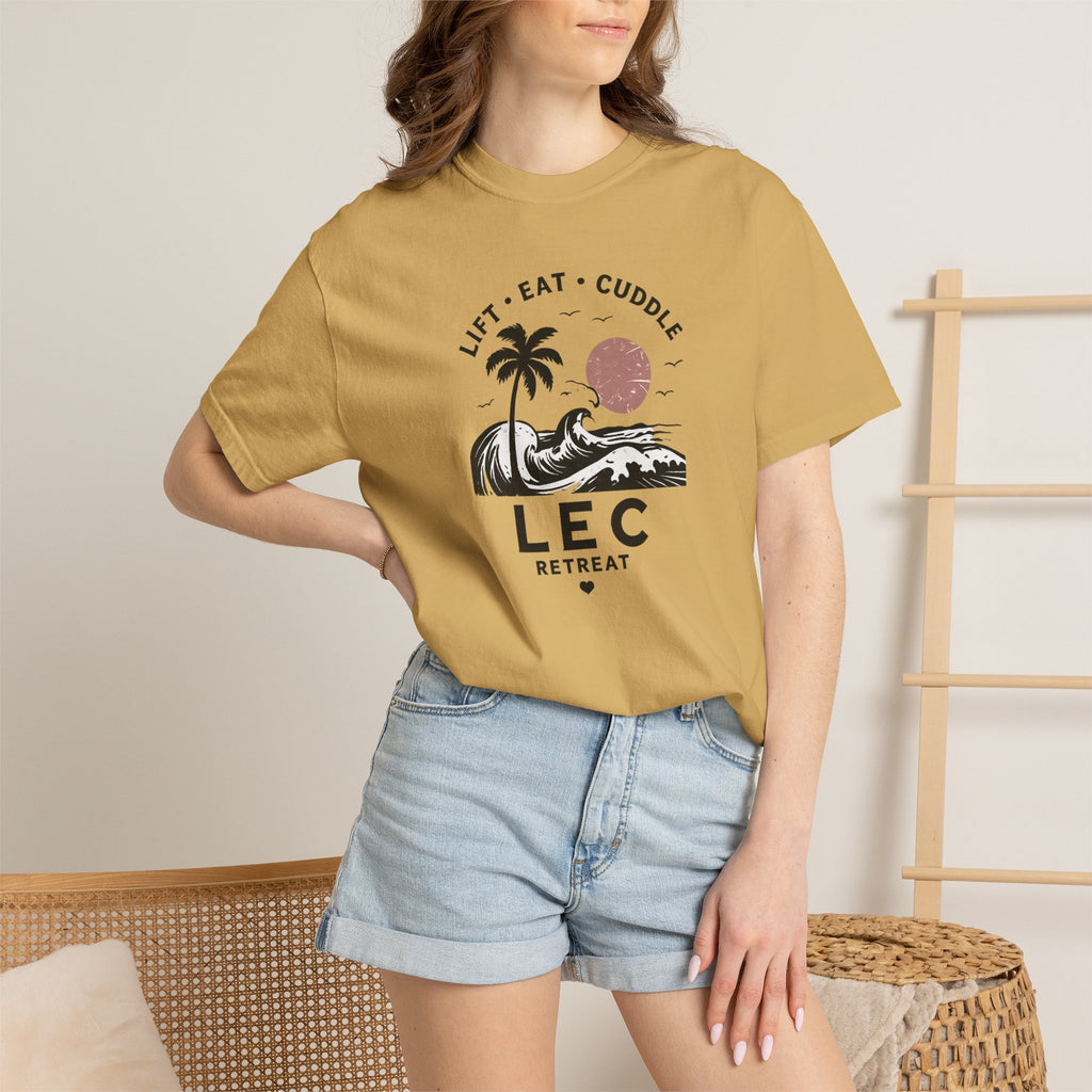 LEC, Lift ,Eat , Cuddle , Retreat Graphic Tee ,Comfort Colors® 1717