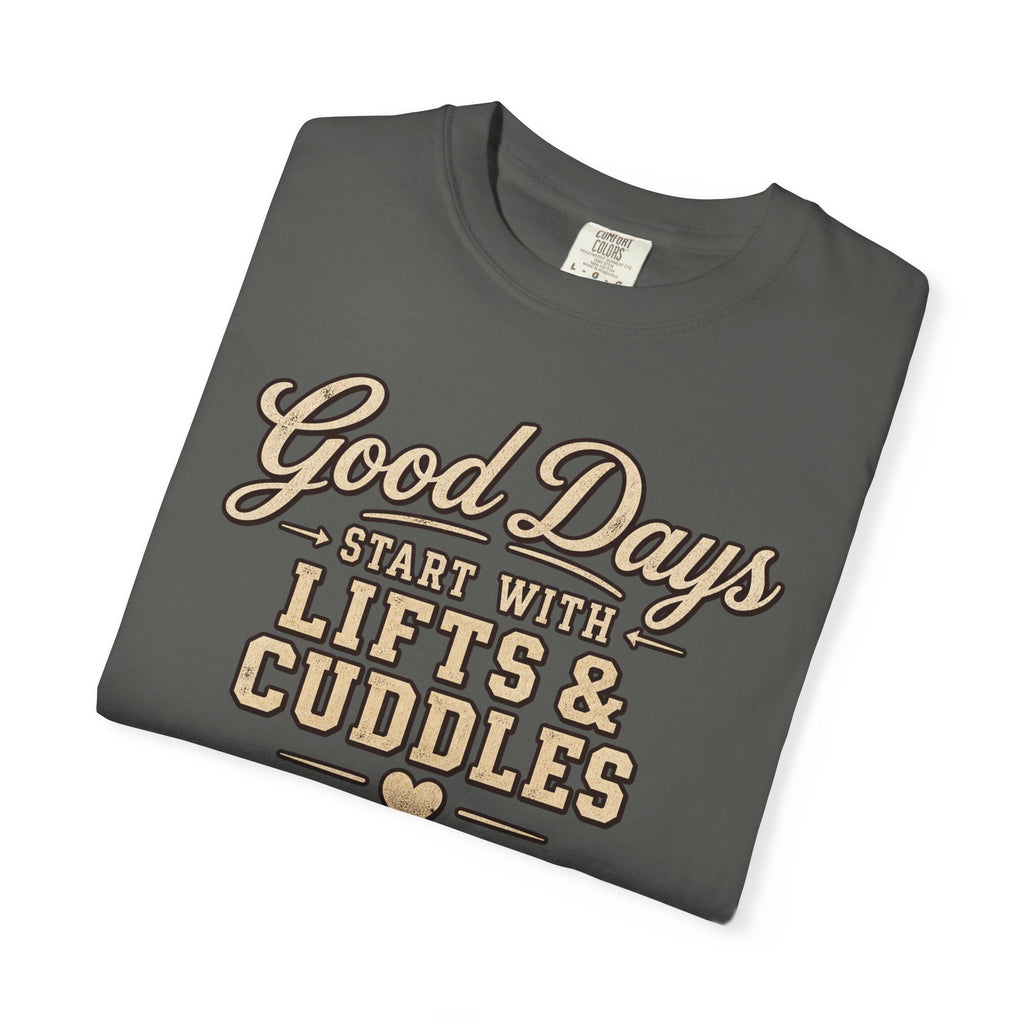 LEC, Lift ,Eat , Cuddle , Repeat Graphic Tee ,Comfort Colors® 1717
