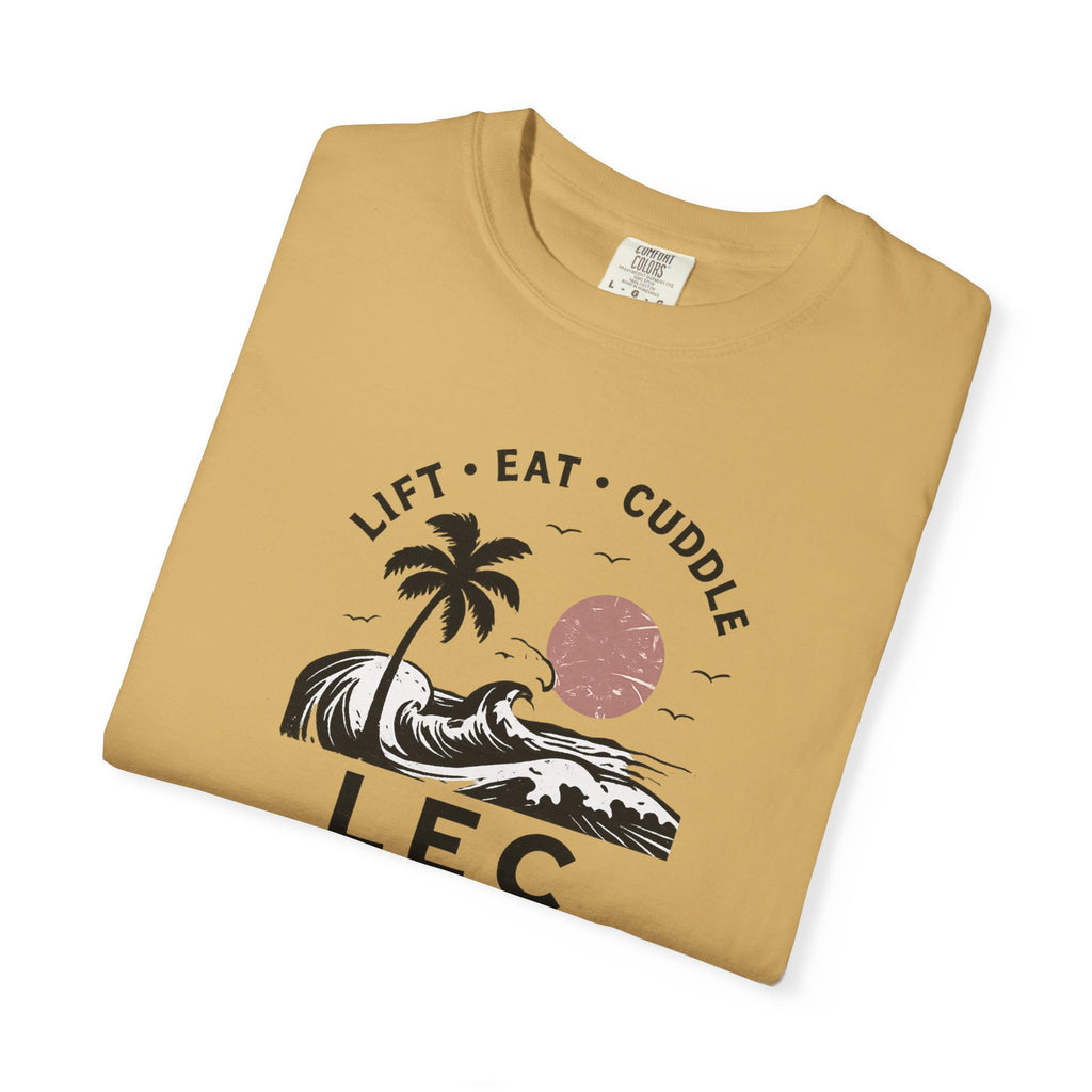 LEC, Lift ,Eat , Cuddle , Retreat Graphic Tee ,Comfort Colors® 1717