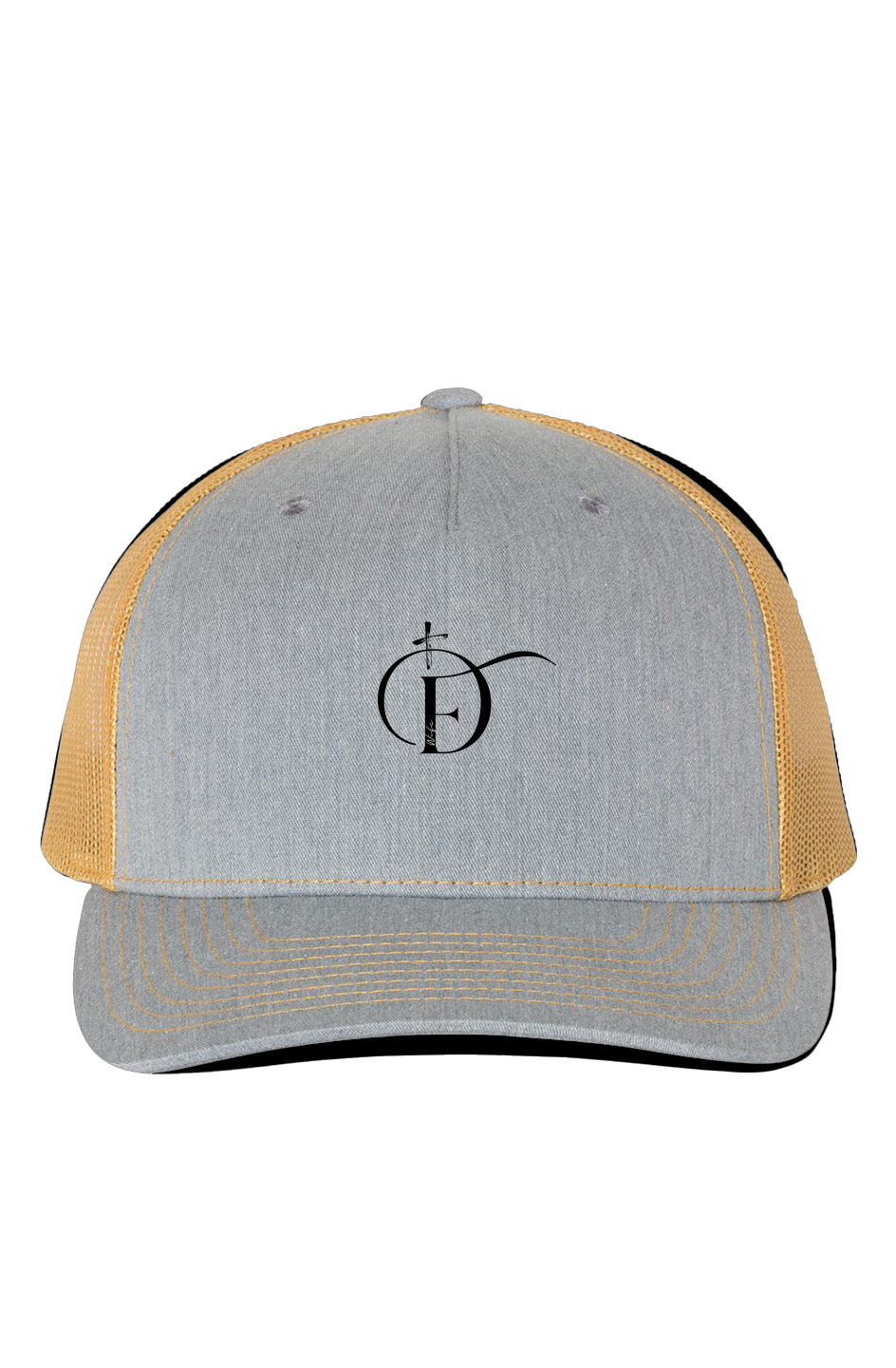 Dear Future Wife Richardson Five Panel Trucker Cap_Khaki_Blue