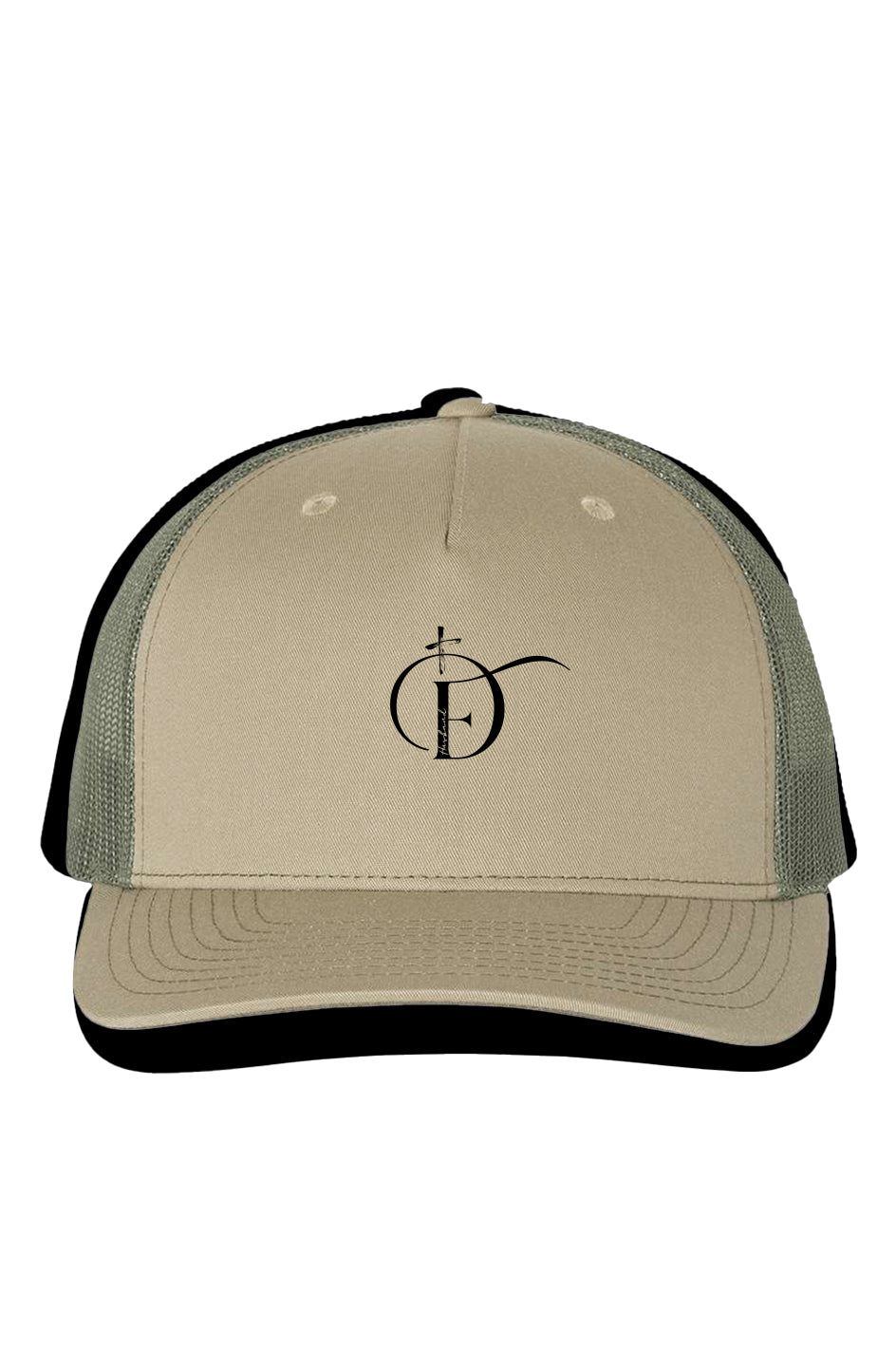 Dear Future Husband Richardson Five Panel Trucker Cap_Kahki_Blue