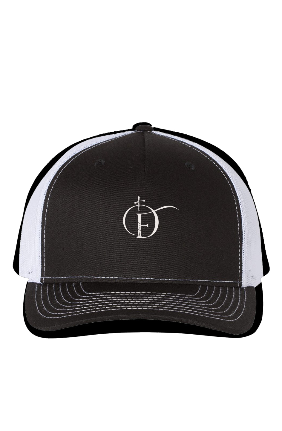 Dear Future Husband Richardson Five Panel Trucker Cap_blk_nvy