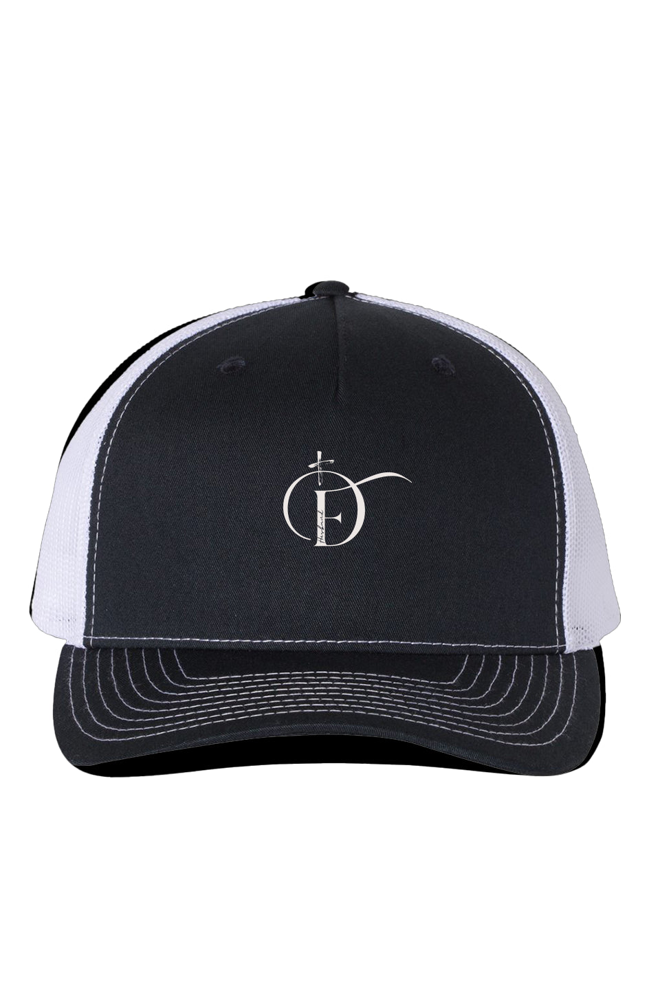 Dear Future Husband Richardson Five Panel Trucker Cap_blk_nvy