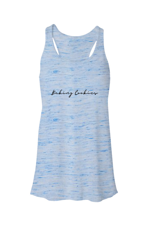 Baking Cookies Flowy Racerback Tank