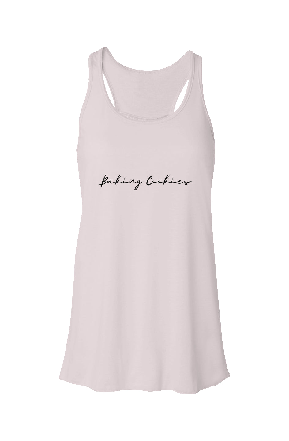 Baking Cookies Flowy Racerback Tank
