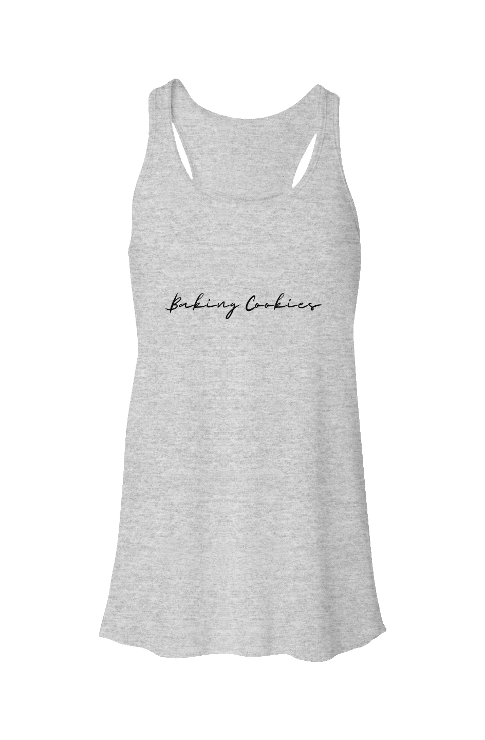 Baking Cookies Flowy Racerback Tank