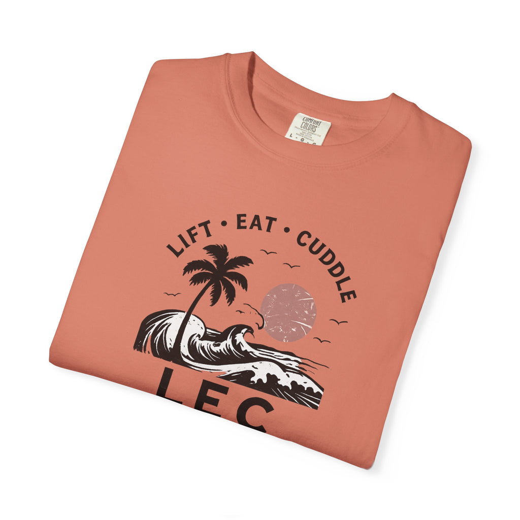 LEC, Lift ,Eat , Cuddle , Retreat Graphic Tee ,Comfort Colors® 1717