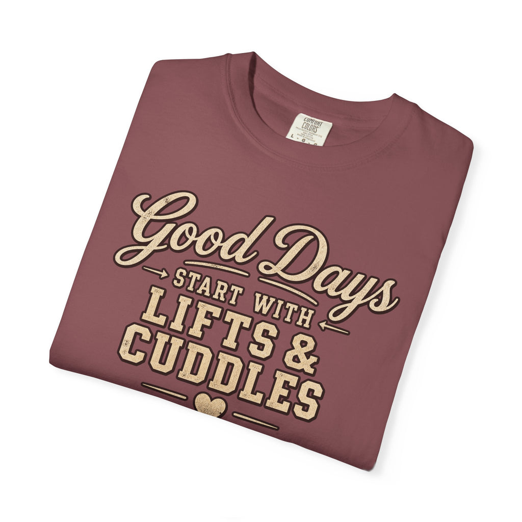 LEC, Lift ,Eat , Cuddle , Repeat Graphic Tee ,Comfort Colors® 1717