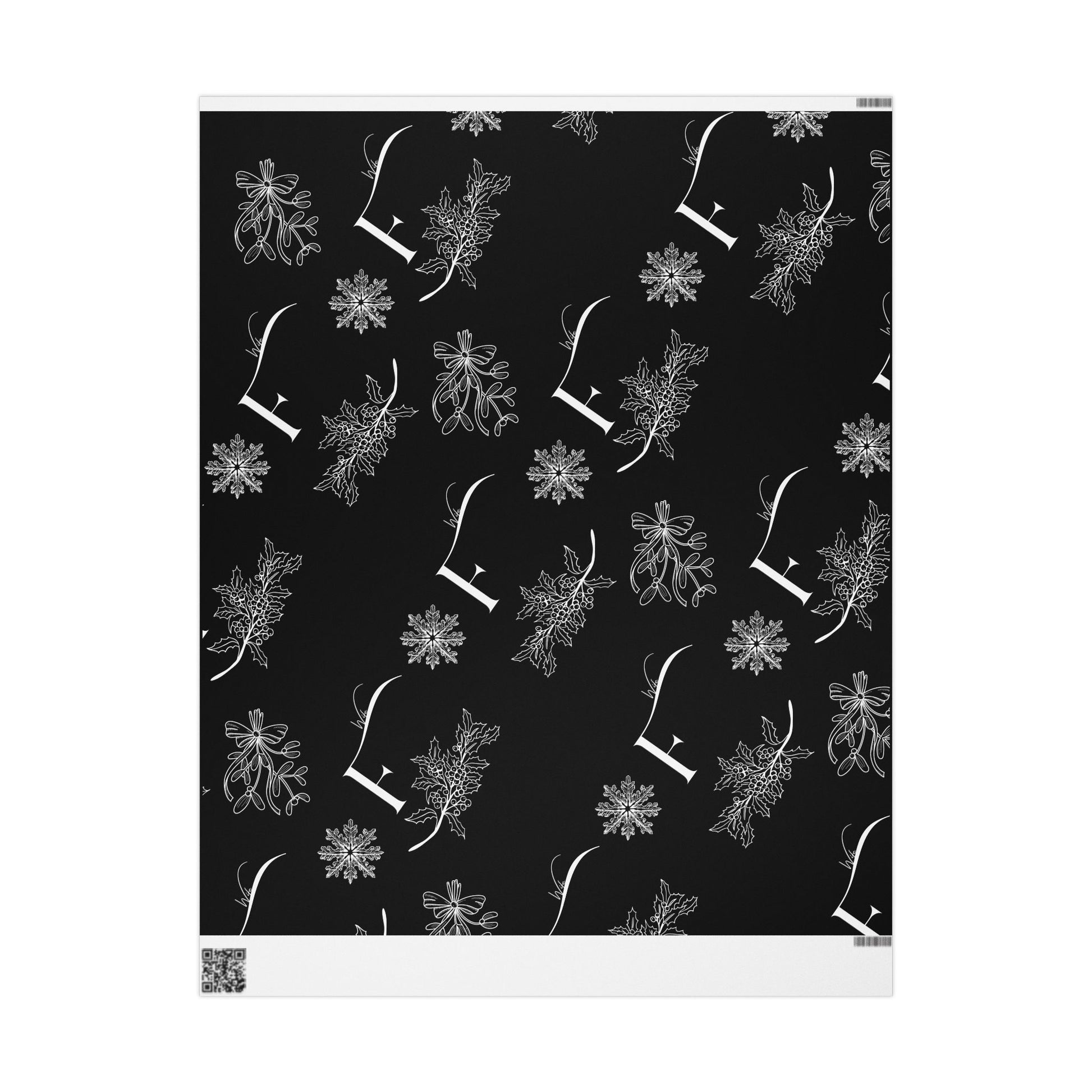 Future Wife Wrapping Paper Black