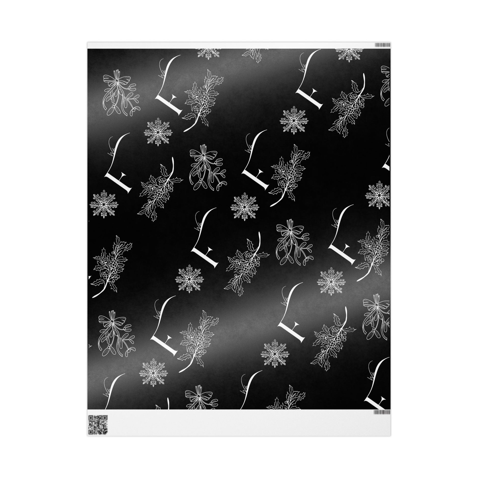 Future Wife Wrapping Paper Black