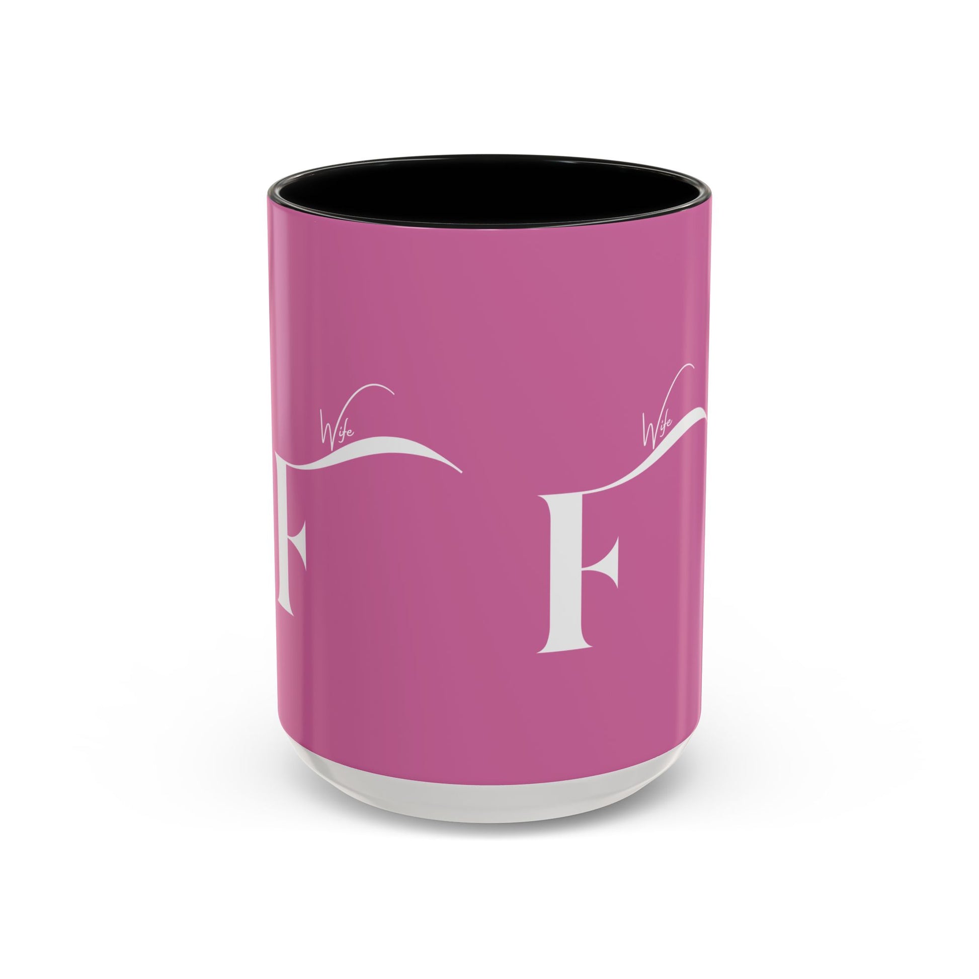 Future Wife Stylish Accent Coffee Mug, Personalized Gift, Trendy Home Decor, Coffee Lover's Mug, Fun Pink Mug, Tea Mug