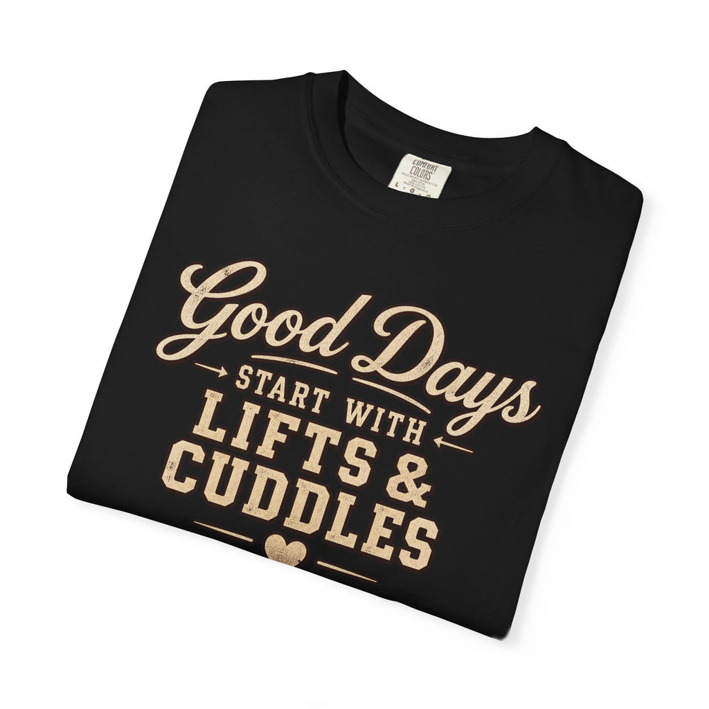 LEC, Lift ,Eat , Cuddle , Repeat Graphic Tee ,Comfort Colors® 1717