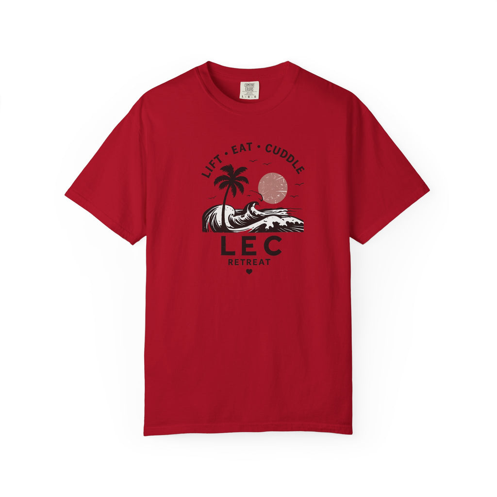 LEC, Lift ,Eat , Cuddle , Retreat Graphic Tee ,Comfort Colors® 1717