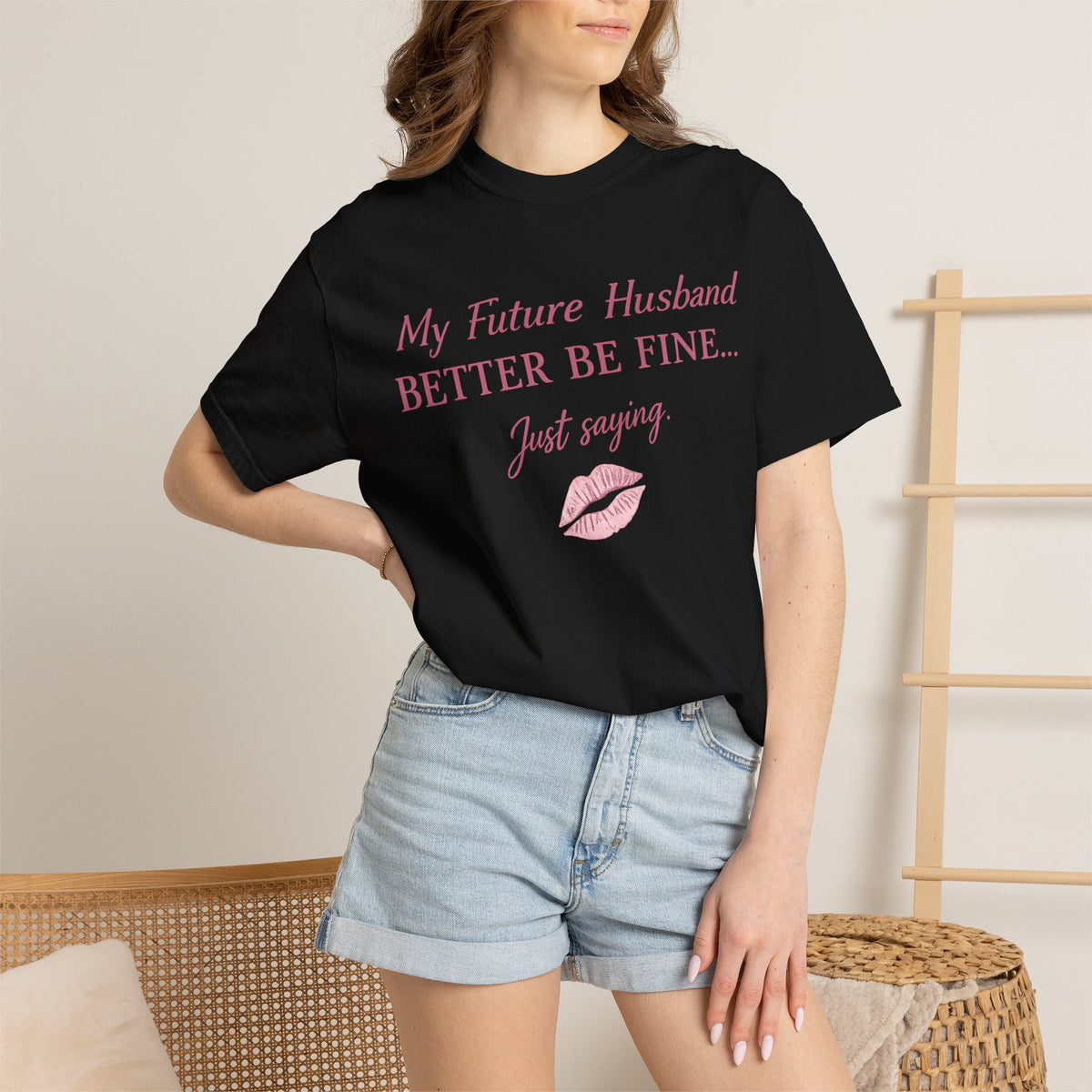 My Future Husband Better Be Fine Shirt  My Future Husband ,Comfort Colors® 1717 Garment-Dyed T-Shirt ,Funny Women’s Graphic Tee , Soft Cotton Shirt , Gift for Her