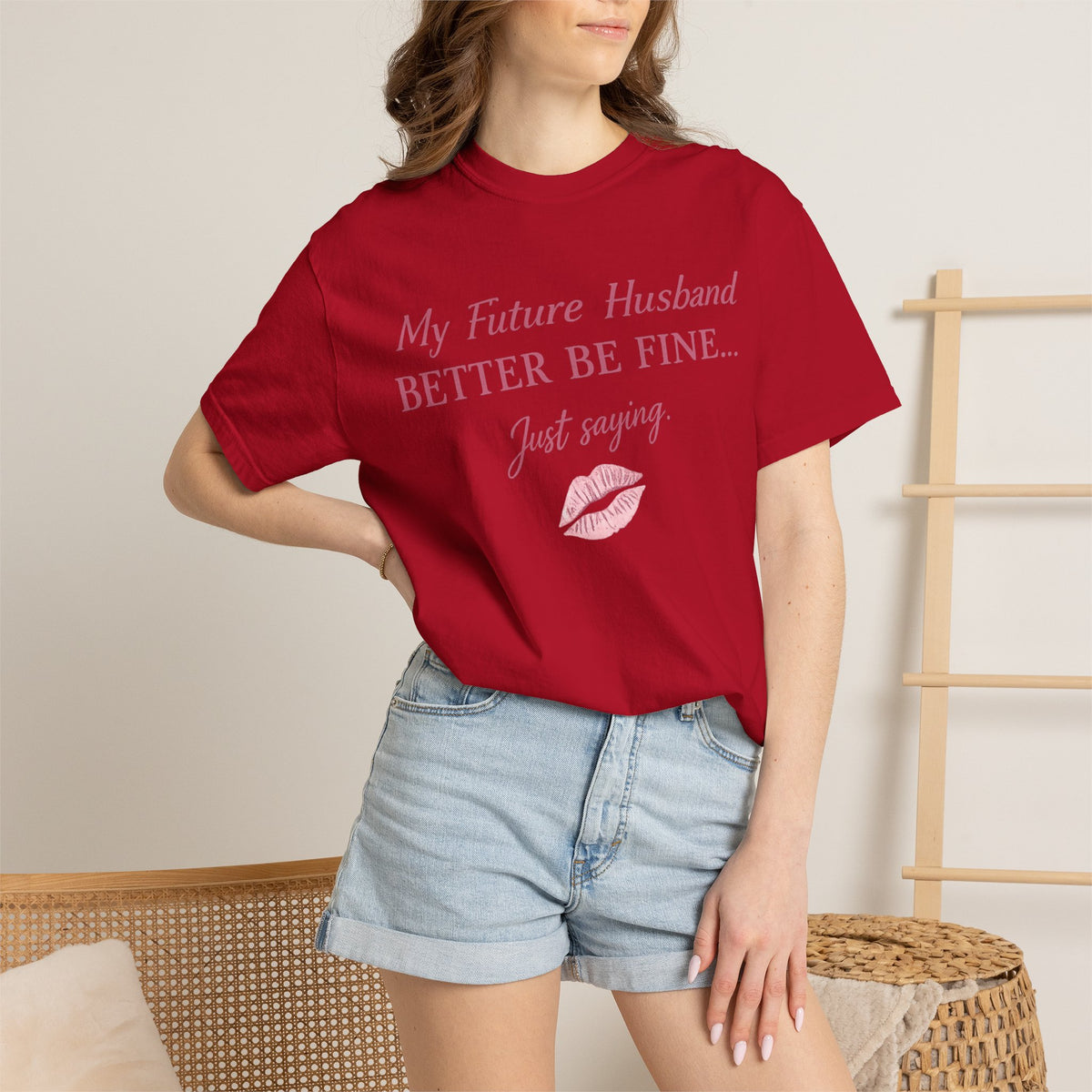 My Future Husband Better Be Fine Shirt  My Future Husband ,Comfort Colors® 1717 Garment-Dyed T-Shirt ,Funny Women’s Graphic Tee , Soft Cotton Shirt , Gift for Her