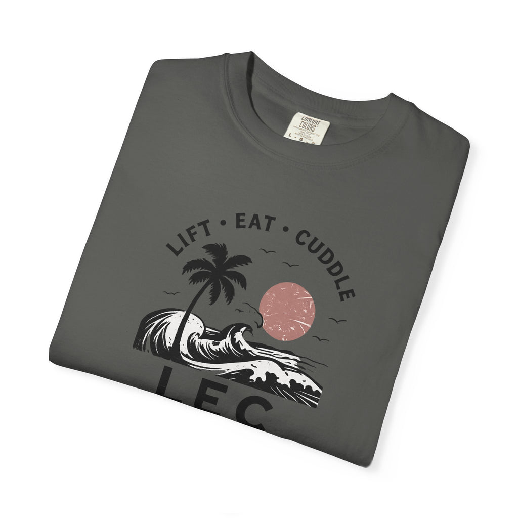 LEC, Lift ,Eat , Cuddle , Retreat Graphic Tee ,Comfort Colors® 1717