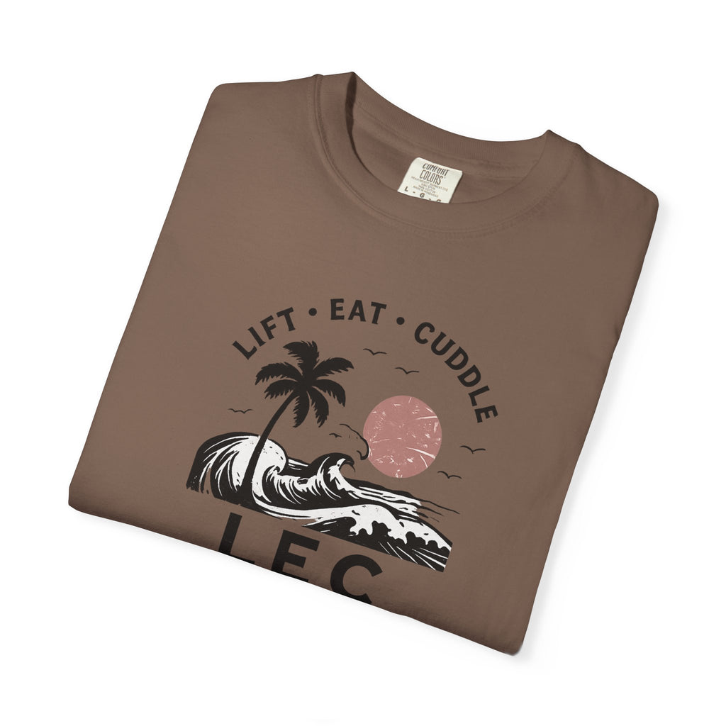 LEC, Lift ,Eat , Cuddle , Retreat Graphic Tee ,Comfort Colors® 1717